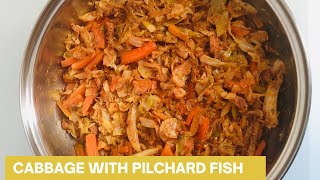 CABBAGE AND PILCHARD FISH  CABBAGE RECIPE [upl. by Neill]