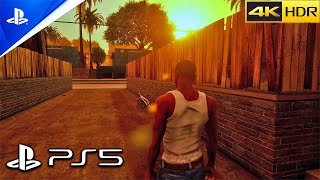 PS5 GTA San Andreas  Definitive Edition Patch 1112 4K 60FPS [upl. by Chesnut]