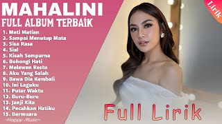 Mahalini Full Album Lirik  Kumpulan Lagu Terbaik Mahalini  Lagu Pop Indonesia Terbaru 2024 [upl. by Nirok]