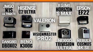 GAME CHANGING 4K Laser Projectors 2024 Valerion Nexigo XGIMI Hisense JMGO Epson Nebula BENQ [upl. by Nicolais]