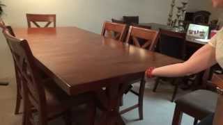 Ashley Furniture Waurika Dining Table Set D644 Review [upl. by Eidorb]