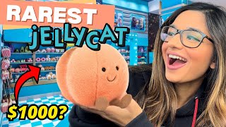 HUNTING FOR THE RAREST JELLYCAT IN THE WORLD AMUSEABLE PEACH JELLYCAT [upl. by Willow]