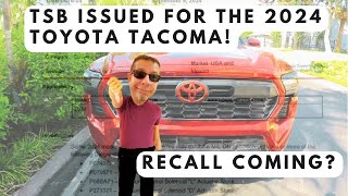 TSB Issued For The 2024 Toyota Tacoma Transmission  Is it real [upl. by Blaze]