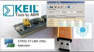 Stm32 programming with STM32 ST LINK utility step by step [upl. by Othilie]