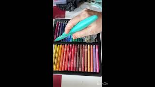 Mungyo Watercolor Crayons and Watercolor Ink with Glass Pen [upl. by Bower]