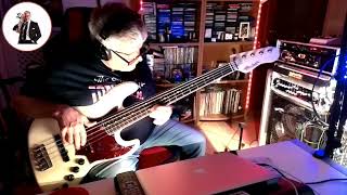 Una finestra tra le stelle by ANNALISA my personal bass cover with Alleva Coppolo LG5 standard [upl. by Aisek]