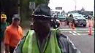 POLICE HARASS STREET PREACHER AT THE MASTERS [upl. by Leirda]