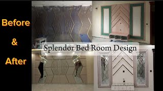 Bedroom Interior Design Before amp after  Cheap And Trending bedroom interiordesign pardadesign [upl. by Laamak526]