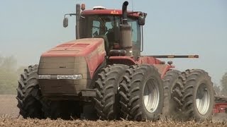 Case Steiger 500 HD Tractor Near Virgil Illinois on 572013 [upl. by Annasoh913]