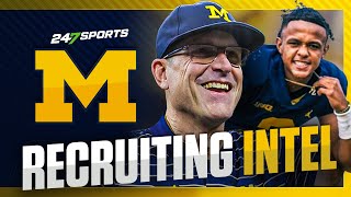 5star QB Jadyn Davis is trying to recruit BIG NAMES to Michigan 🏈  Jim Harbaugh Wolverines [upl. by Auroora336]