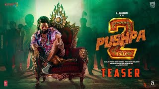 Pushpa 2  The Rule Trailer  Allu Arjun  Rashmika Mandanna  Fahadh Faasil  Pushpa 2 Teaser [upl. by Yliram]