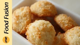 Coconut Macaroons Recipe By Food Fusion [upl. by Liuqnoj]