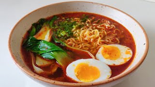 Easy Spicy Ramen Noodles Recipe in Just 10 Minutes 🔥 [upl. by Alleahcim]