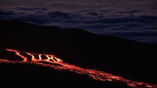 La Réunion  Le Piton de la Fournaise en éruption [upl. by Sosanna]