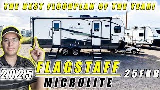 2025 FLAGSTAFF MICROLITE 25FKB THIS COUPLES TRAVEL TRAILER DESERVES AN AWARD ITS PERFECT MUST SEE [upl. by Gardie]