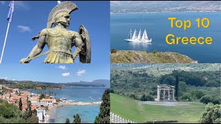 🇬🇷 10 BEST Places to Visit in the Peloponnese Greece Travel Best Day trips from Athens [upl. by Yhtur]