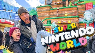 SURPRISED HER WITH A DAY AT SUPER NINTENDO WORLD [upl. by Novahs]