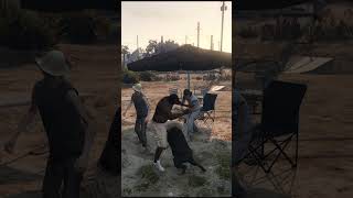 GTA 5 Epic Brawl Against 2 Men and a Dog [upl. by Keynes]