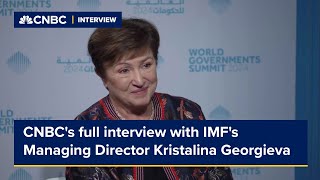 CNBCs full interview with IMFs Managing Director Kristalina Georgieva [upl. by Cherian]