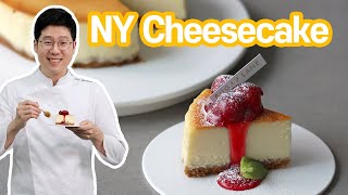 Classic New York Cheesecake recipe  What a lovely cake [upl. by Claiborn518]