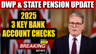 State Pension Warning 2025 DWP Introduces 3 Key Rules for Pensioner Bank Account [upl. by Jorgenson]