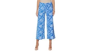 Slinky Brand Printed Cropped Palazzo Pant [upl. by Mintun]