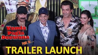 Yamla Pagla Deewana Phir Se Trailer Launch  DharmendraSunnyBobby [upl. by Jit213]