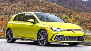 2022 Volkswagen Golf GTI Autobahn US Spec  Pomelo Yellow  Driving Exterior Interior amp Price [upl. by Yanetruoc]