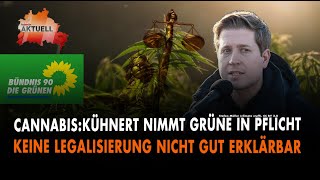 Kühnert nimmt Grüne Bei CannabisLegalisierung in Pflicht [upl. by Cruickshank]