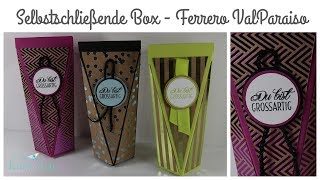 Selbstschließende Box für Ferrero ValPariso  StampinUp [upl. by Knut211]