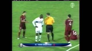 Balotelli red card vs Ruben Kazan [upl. by Uase879]