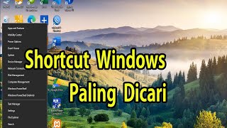 Shortcut Windows Paling Dicari [upl. by Aneerbas]