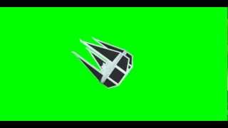 Free Star Wars Tie Interceptor on green screen animation multiple angles HD [upl. by Netniuq126]