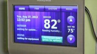 First Look  Honeywell WiFi Smart Thermostat [upl. by Nalra]