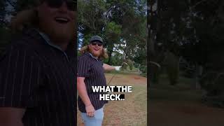 Massive Tree Branch Falls During Golf Shot 😂 [upl. by Ahseenat]