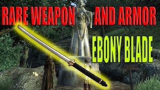 The Elder Scrolls IV Oblivion Rare Weapon And Armor Part  32 Ebony Blade [upl. by Niliac]