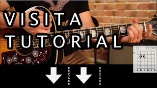 Como tocar quotVisitaquot de Enjambre  Tutorial Guitarra HD [upl. by Uahc]