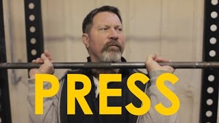 How to Overhead Press With Mark Rippetoe  The Art of Manliness [upl. by Yenial]