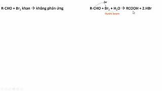 10 Glucozơ làm mất màu nước Br2 [upl. by Notloc]