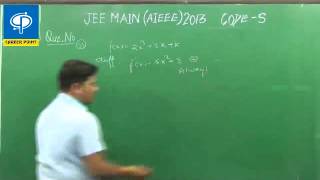 JEE Mains 2013  Maths  Q31 [upl. by Sualohcin]