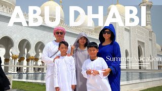 ABU DHABI Sheikh Zayed Grand Mosque 🕌 I THE CALISIN FAM [upl. by Charbonnier]