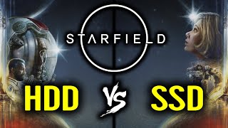 HDD vs SSD in Starfield  NVMe SSD vs HDD  Loading Speed Test [upl. by Aiden]