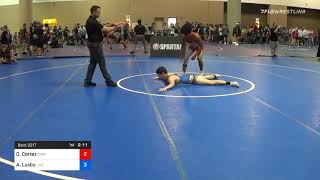 138 Lbs Consolation  David Cortez Seminole County Wrestling Club Vs Andrew Lusby Live Oak Wrest [upl. by Norel54]