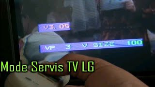 CARA MASUK SERVIS MODE TV LG [upl. by Ronald]