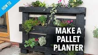 How to Make a Pallet Planter [upl. by Bekah41]