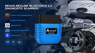 NEXAS NexLink OBD2 Scanner with Bluetooth 50Diagnose ANY Car [upl. by Kathy]