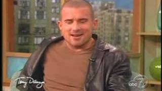 Dominic Purcell aka Lincoln interview [upl. by Enelehs]