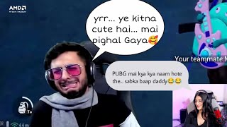 Payal Gaming react to Carryminati cutest kid in PUBG  Carryminati and Payal Gaming  PUBGM [upl. by Amehr]