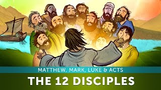 Jesus and The 12 Disciples  Matthew Mark Luke amp Acts  Bible Lesson and Story for Kids HD [upl. by Kronfeld661]