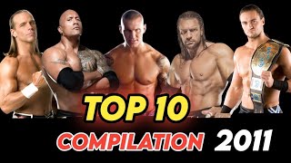 TOP 10 FINISHERS OF 2011  WWE COMPILATION [upl. by Baumbaugh79]